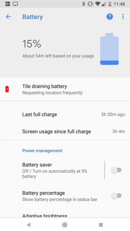 Android8.1新功能：顯示電池詳細用量