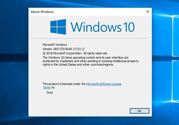 Windows 10 build 17133搶先KB4100375增量更新