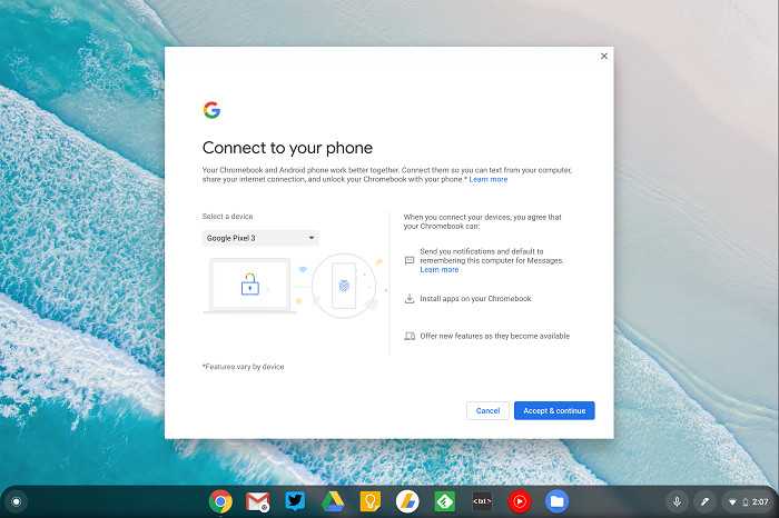 Chrome OS 71正式發布，帶來更好Android協作功能