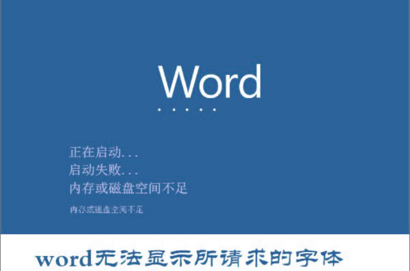 win10電腦打開word文檔顯示“Word無法顯示所請(qǐng)求的字體”怎么解決